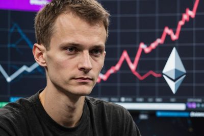 Vitalik Buterin besorgt mit Ethereum-Logo